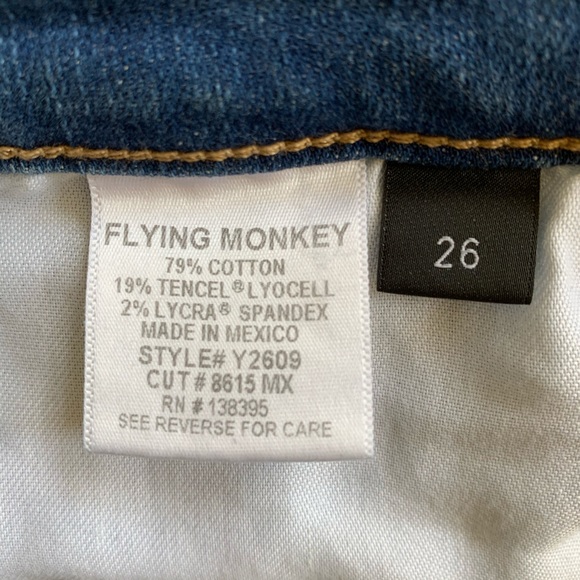 Flying Monkey Distressed Jeans - Picture 4 of 4